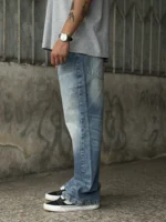شلوار جین بوت کات آبی Bershka - Image 2