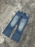 شلوار جین بوت کات آبی Bershka - Image 4