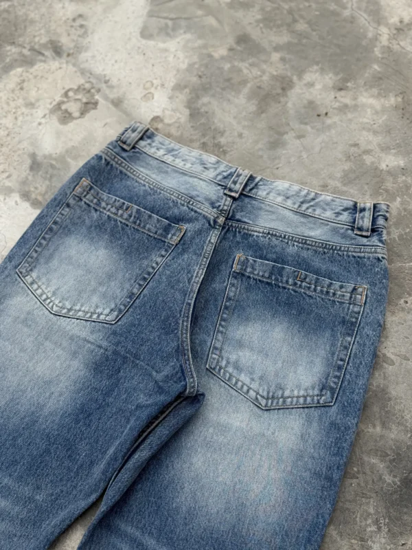شلوار جین بوت کات آبی Bershka - Image 6