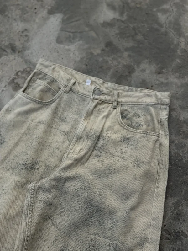 شلوار جین بگ کرم Zara - Image 5