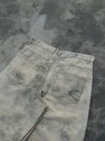 شلوار جین بگ کرم Zara - Image 6