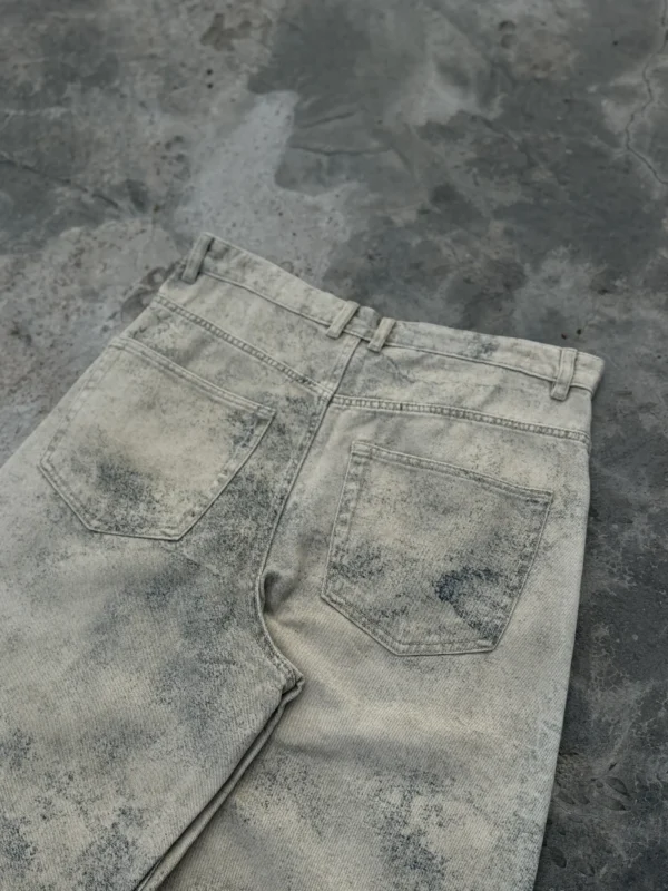 شلوار جین بگ کرم Zara - Image 6